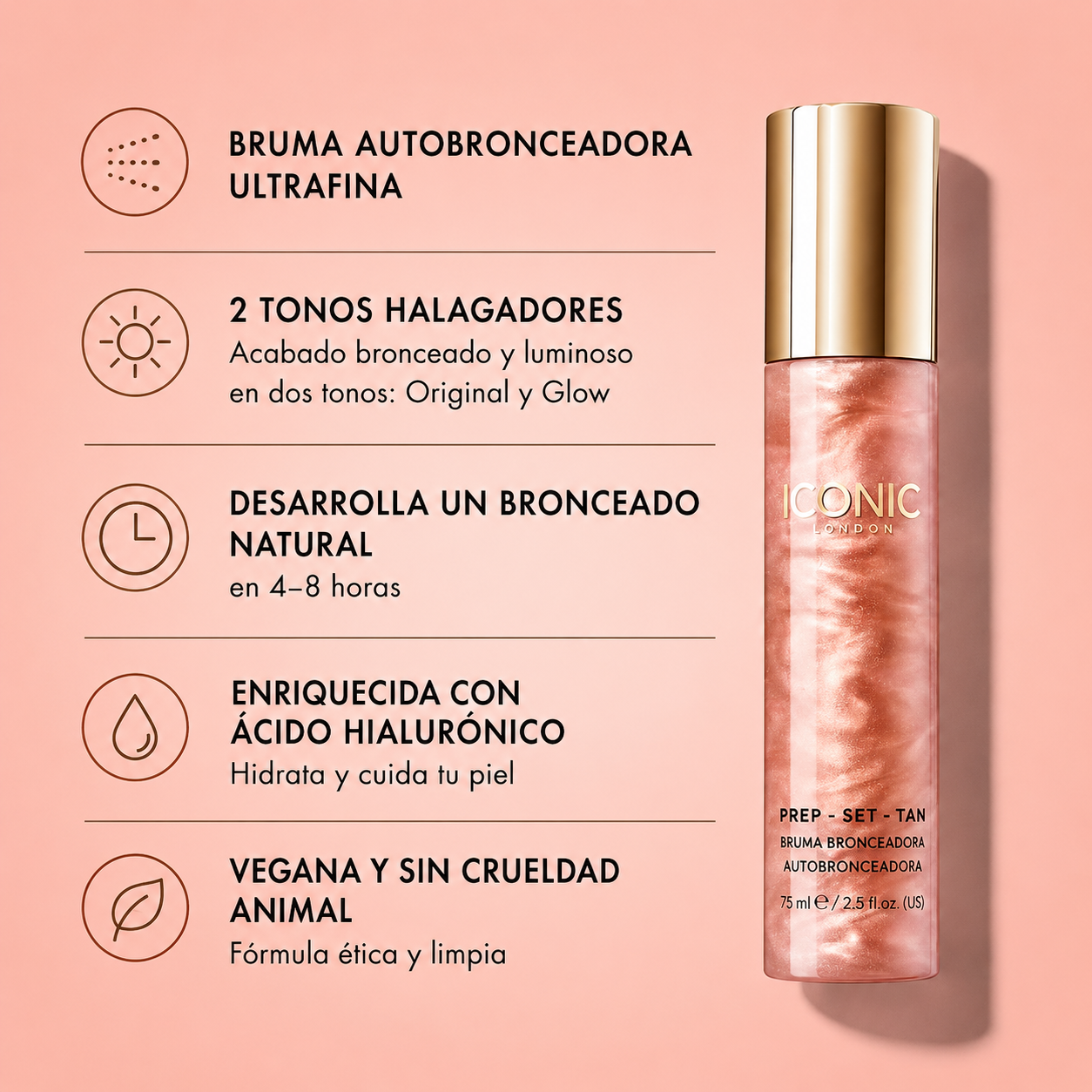 Autobronceador Prep-Set-Tan Mist